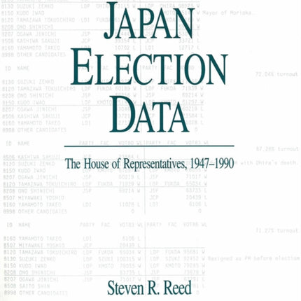 Japan Election Data