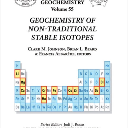 Geochemistry of NonTraditional Stable Isotopes