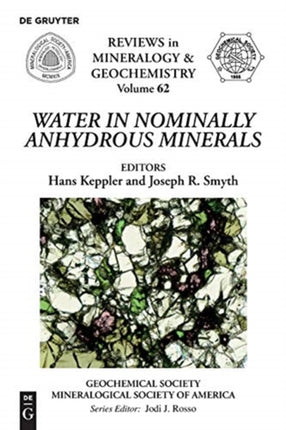 Water in Nominally Anhydrous Minerals