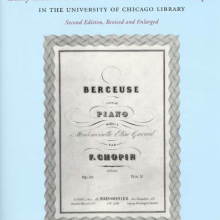 A Descriptive Catalogue of Early Editions of the