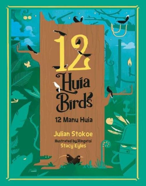 12 Huia Birds / 12 Manu Huia