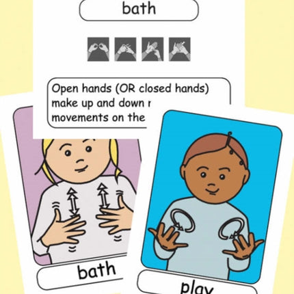 Lets Sign BSL Flashcards Early Years and Baby