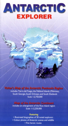 Antarctic Explorer In English Visitors Map of the