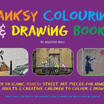 Banksy Colouring & Drawing Book