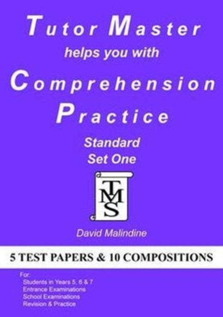 Tutor Master Helps You with Comprehension Practice: Standard Set One