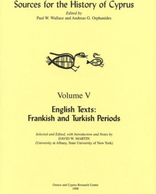 English Texts: Frankish and Turkish Periods