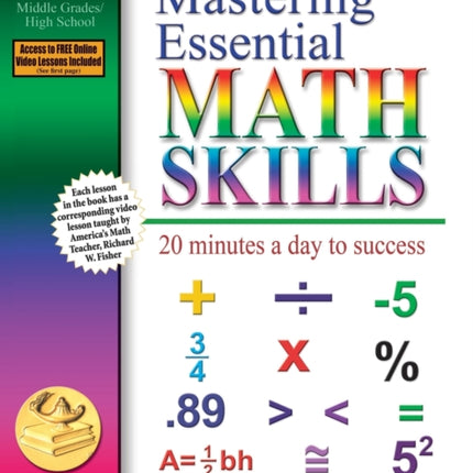 Mastering Essential Math Skills 20 Minutes a Day to Success Book 2 Middle GradesHigh School