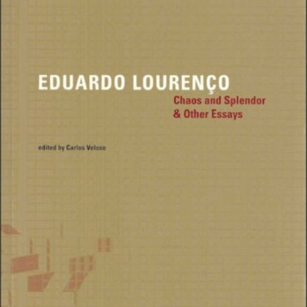 Chaos and Splendor  Other Essays Adamastor Book