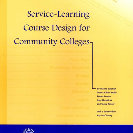 Service-Learning Course Design for Community Colleges