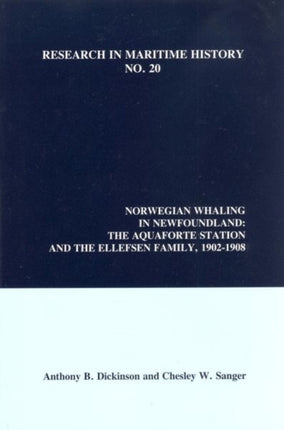 Norwegian Whaling in Newfoundland  The Aquaforte
