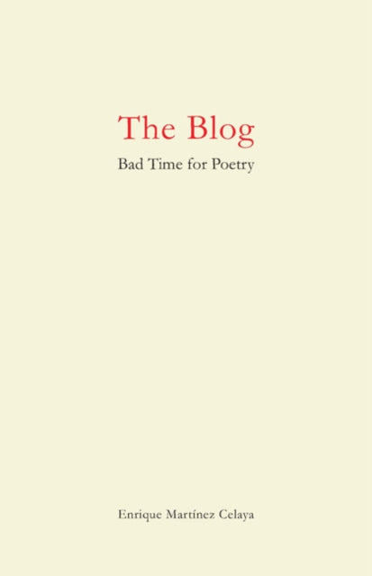 The Blog: Bad Time for Poetry