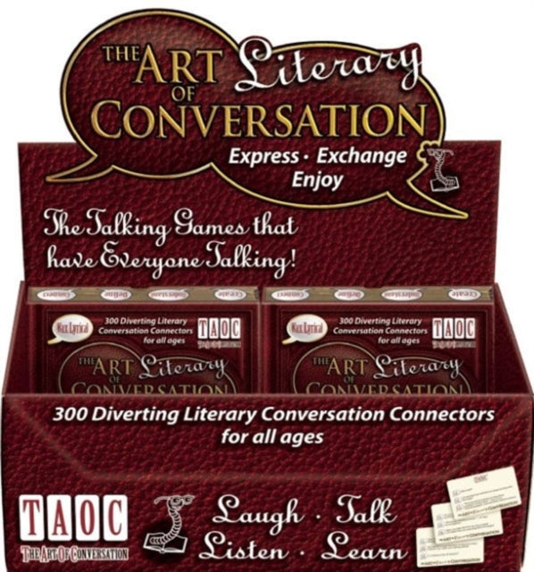 Art of Conversation 12 Copy Display  Literary