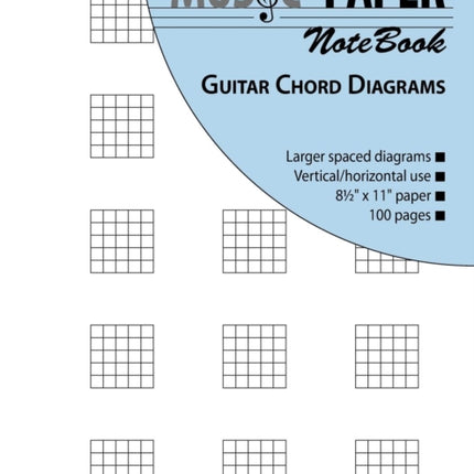 MUSIC PAPER NoteBook  Guitar Chord Diagrams