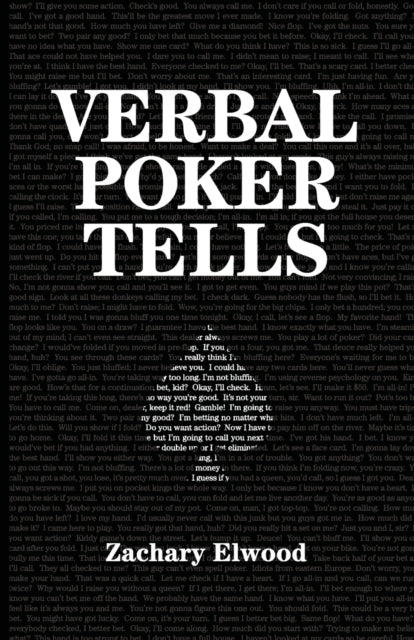 Verbal Poker Tells