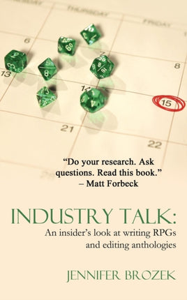 Industry Talk An Insiders Look at Writing Rpgs