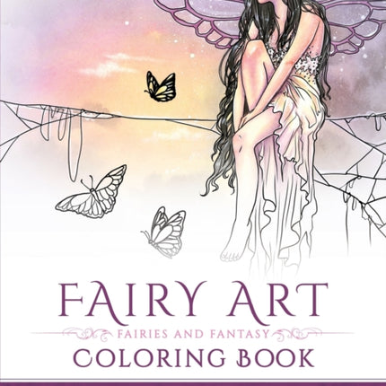 Fairy Art Coloring Book Volume 1 Fantasy Coloring by Selina