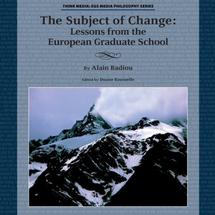 The Subject of Change