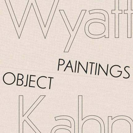 Wyatt Kahn - Object Paintings