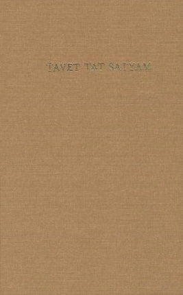 Tavet Tat Satyam: Studies in Honor of Jared S. Klein