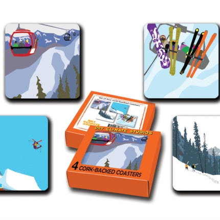 Rocky Mountain Winter Coaster Set Alphabet Cities