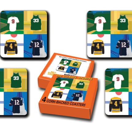 Boston Coaster Set Alphabet Cities
