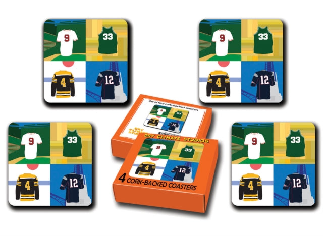 Boston Coaster Set Alphabet Cities