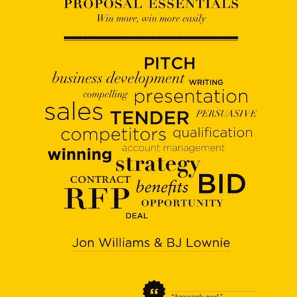 Proposal Essentials  Win more win more easily