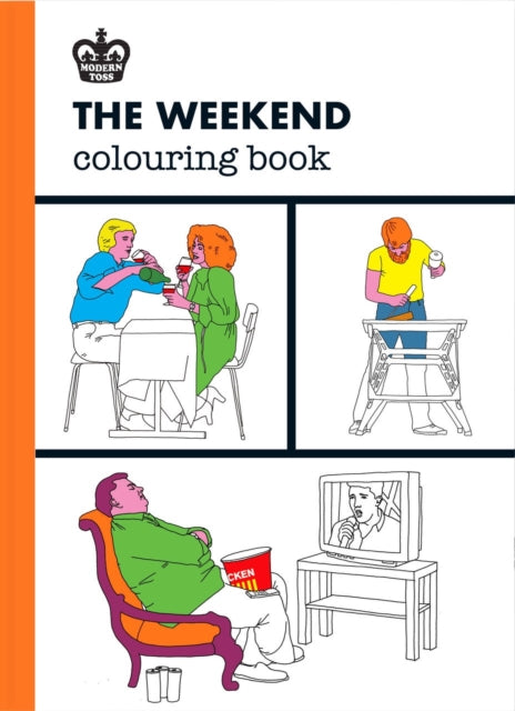Modern Toss The Weekend Colouring Book