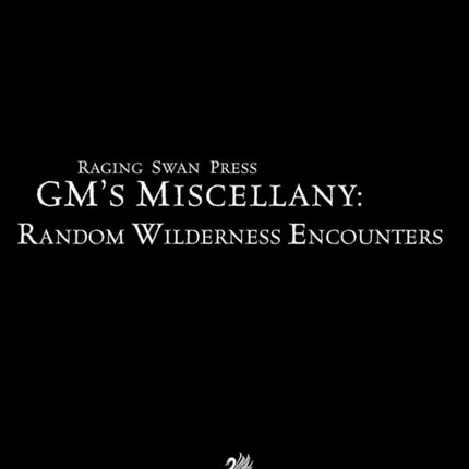 Raging Swan Presss GMs Miscellany