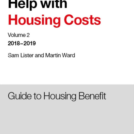 Help With Housing Costs Volume 2