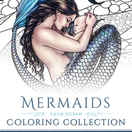 Mermaids  Calm Ocean Coloring Collection 2 Fantasy Coloring by Selina