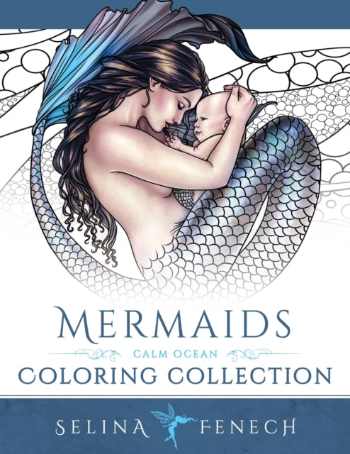 Mermaids  Calm Ocean Coloring Collection 2 Fantasy Coloring by Selina