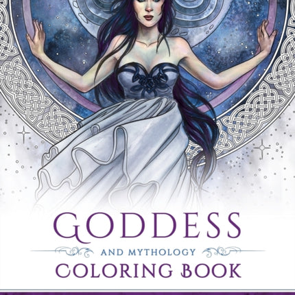 Goddess and Mythology Coloring Book Volume 9 Fantasy Coloring by Selina