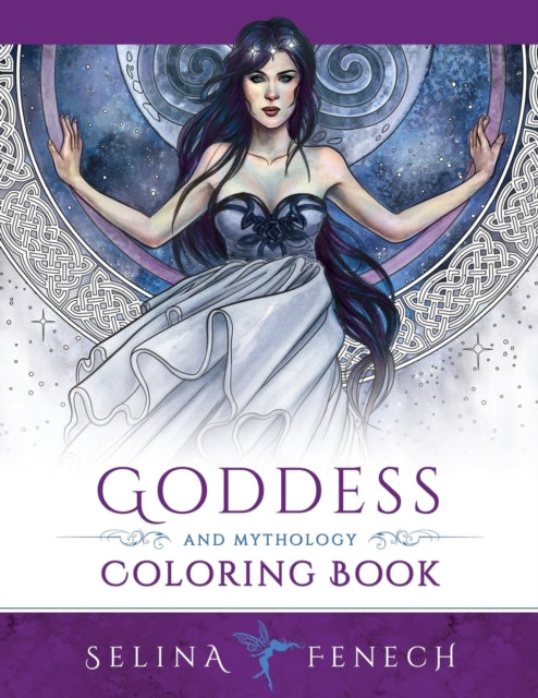 Goddess and Mythology Coloring Book Volume 9 Fantasy Coloring by Selina