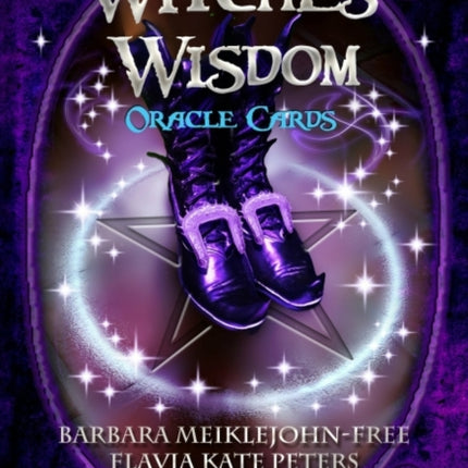 Witches Wisdom Oracle Cards 16cm Purple
