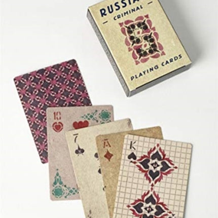 Russian Criminal Playing Cards: Deck of 54 Playing Cards