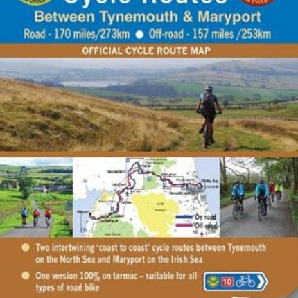 Reivers Cycle Routes - On and Off-road (waterproof)