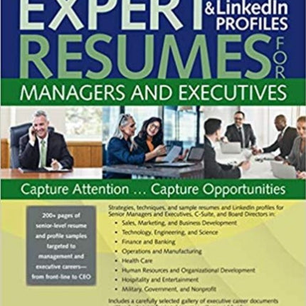 Expert Resumes & LinkedIn Profiles for Managers and Executives