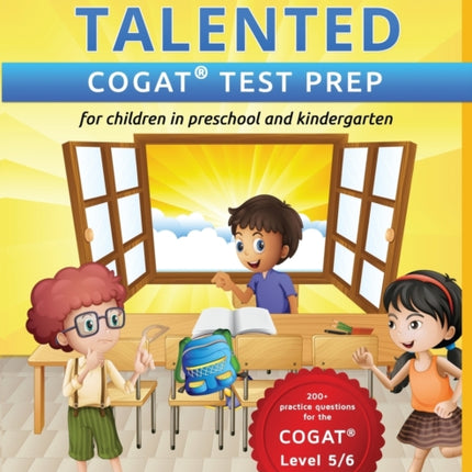 Gifted and Talented COGAT Test Prep Gifted test prep book for the COGAT Workbook for children in preschool and kindergarten Test preparation COGAT  in kindergartenpreschool Gifted Games