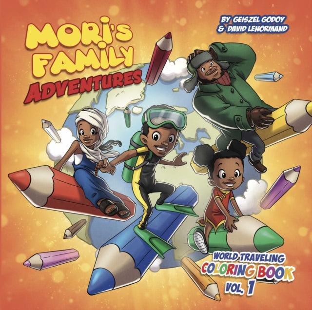 Moris Family Adventures World Traveling Coloring Book