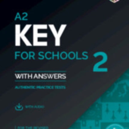 A2 Key for Schools 2 Students Book with Answers with Audio with Resource Bank