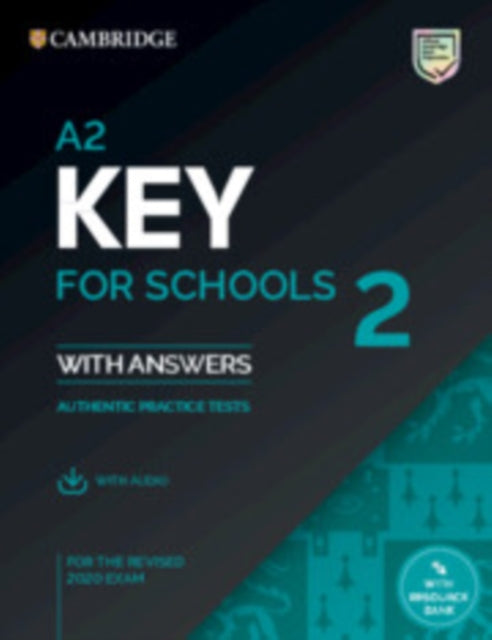 A2 Key for Schools 2 Students Book with Answers with Audio with Resource Bank
