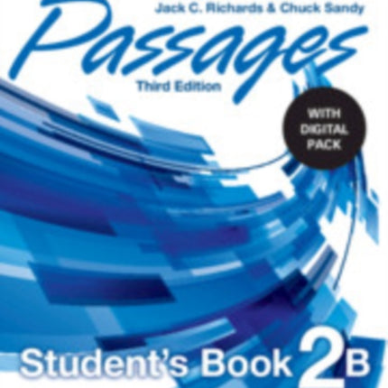 Passages Level 2 Students Book B with Digital Pack