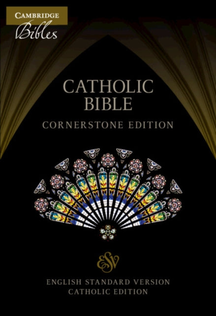 ESVCE Catholic Bible Cornerstone Edition Black Cowhide Leather ESC668T