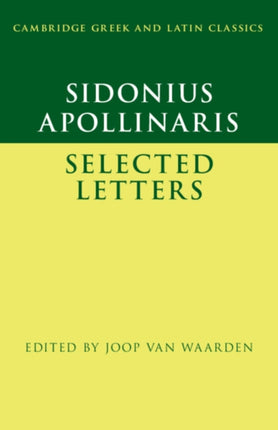 Sidonius Apollinaris Selected Letters