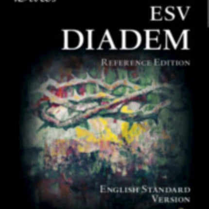 ESV Diadem Reference Edition Black Calf Split Leather Redletter Text ES544XR