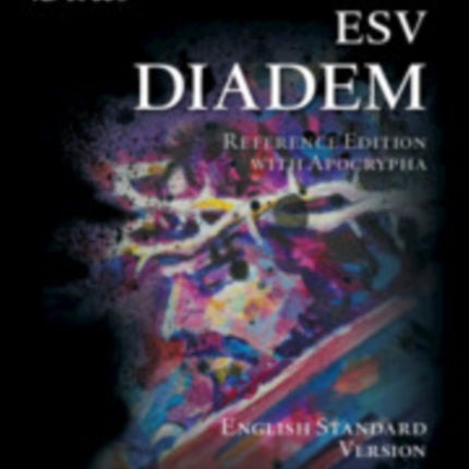 ESV Diadem Reference Edition with Apocrypha Black Calf Split Leather Redletter Text ES544XRA