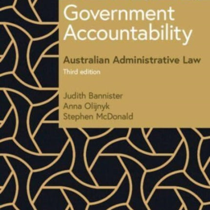 Government Accountability: Australian Administrative Law