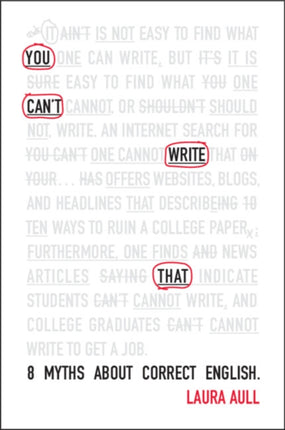 You Cant Write That