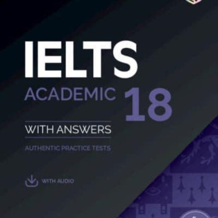 IELTS 18 Academic Students Book with Answers with Audio with Resource Bank